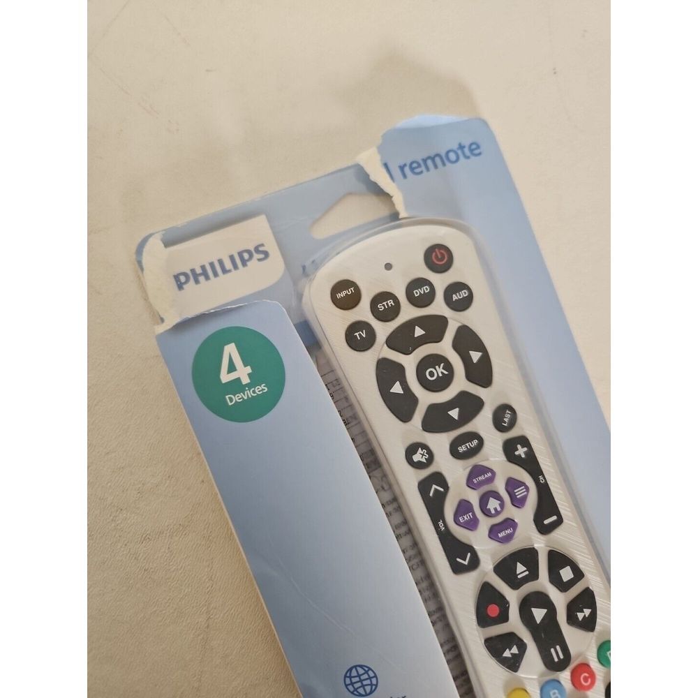 PHILIPS Universal Remote Control Audio/Video 4 device OPEN BOX - Picture 3 of 5